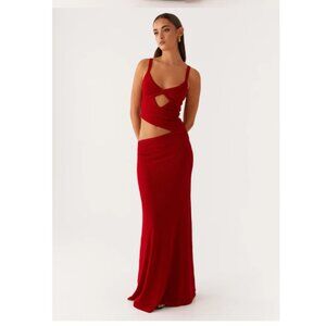 Peppermayo Exclusive - Jocelyn Maxi Dress - Red